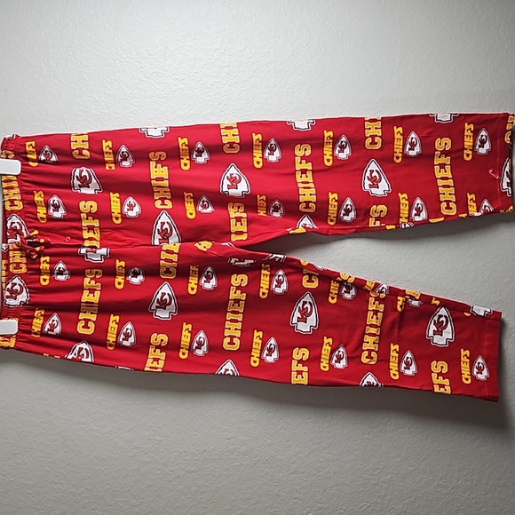 NFL | Men's Team Apparel Kansa City Chiefs Loungewear Pajama Bottoms Sz XL - Picture 5 of 9